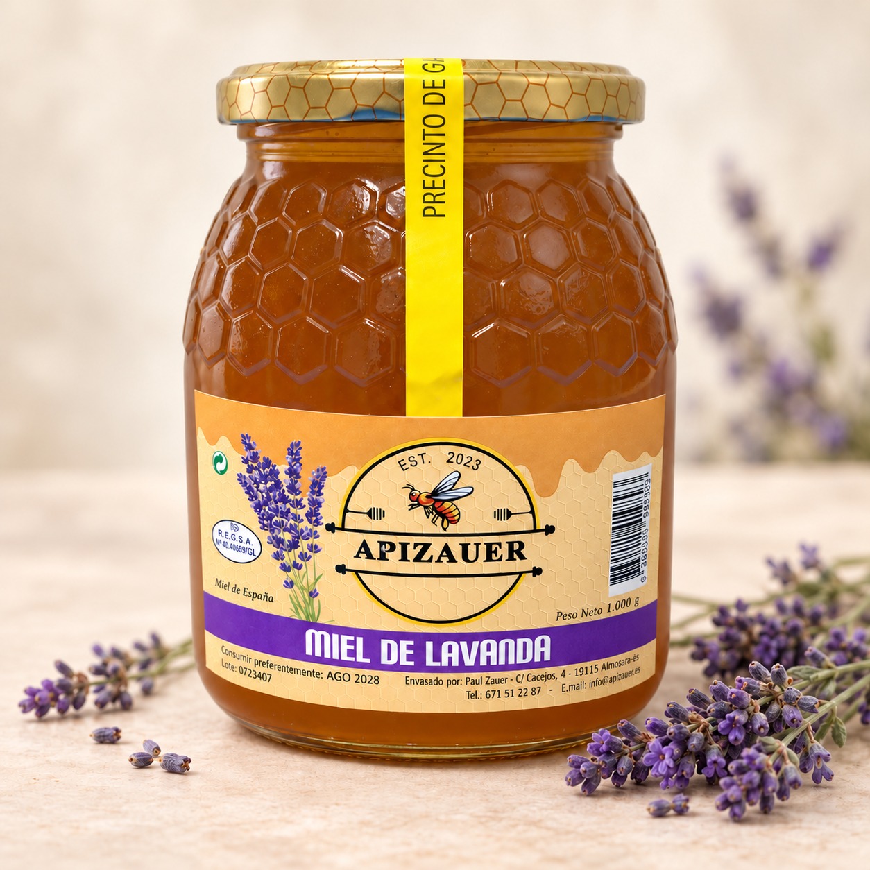 Miel de lavanda Apizauer